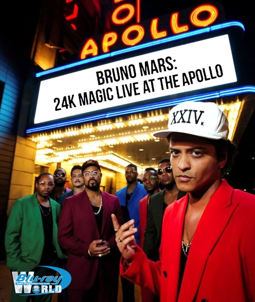 M1996. Bruno Mars 24K Magic Live At The Apollo 2018 (25G)